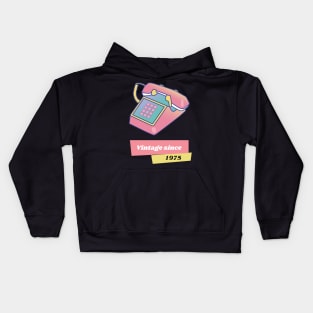 Vintage since 1975 Kids Hoodie